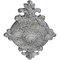 Ekena Millwork Quentin Ceiling Medallion, Hand-Painted Ultra Pure White Crackle, 23 1/2"W x 12 1/4"H x 1 1/2"P CM23RO1UWC - alternate 3